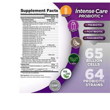 INTENSE CARE BOWEL + DIARRHEA PROBIOTIC